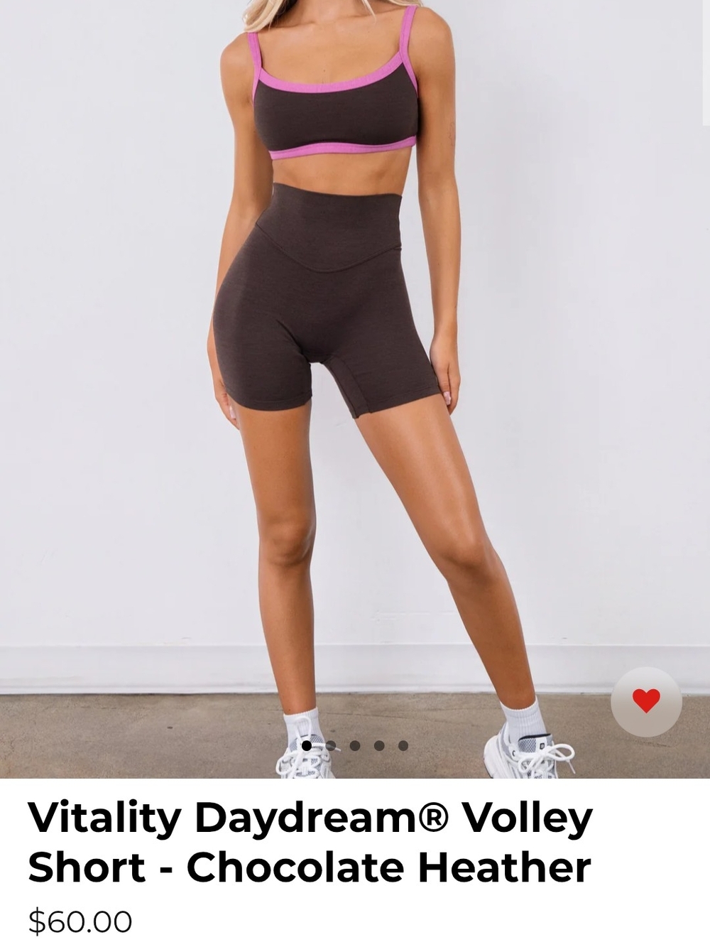 Vitality Daydream Volley Short - Chocolate M